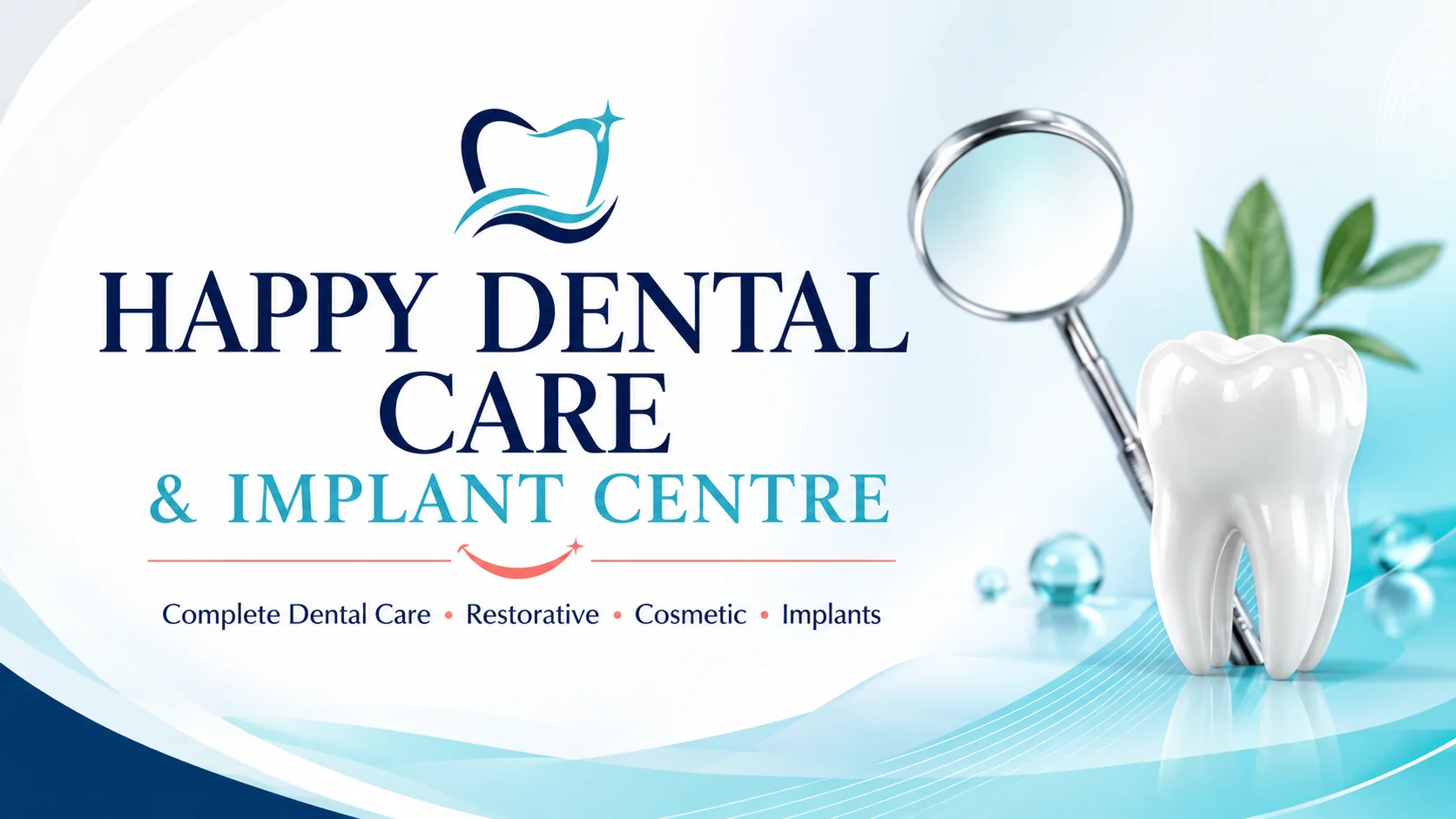 Happy Dental Care and Implant Centre Airoli Official Banner