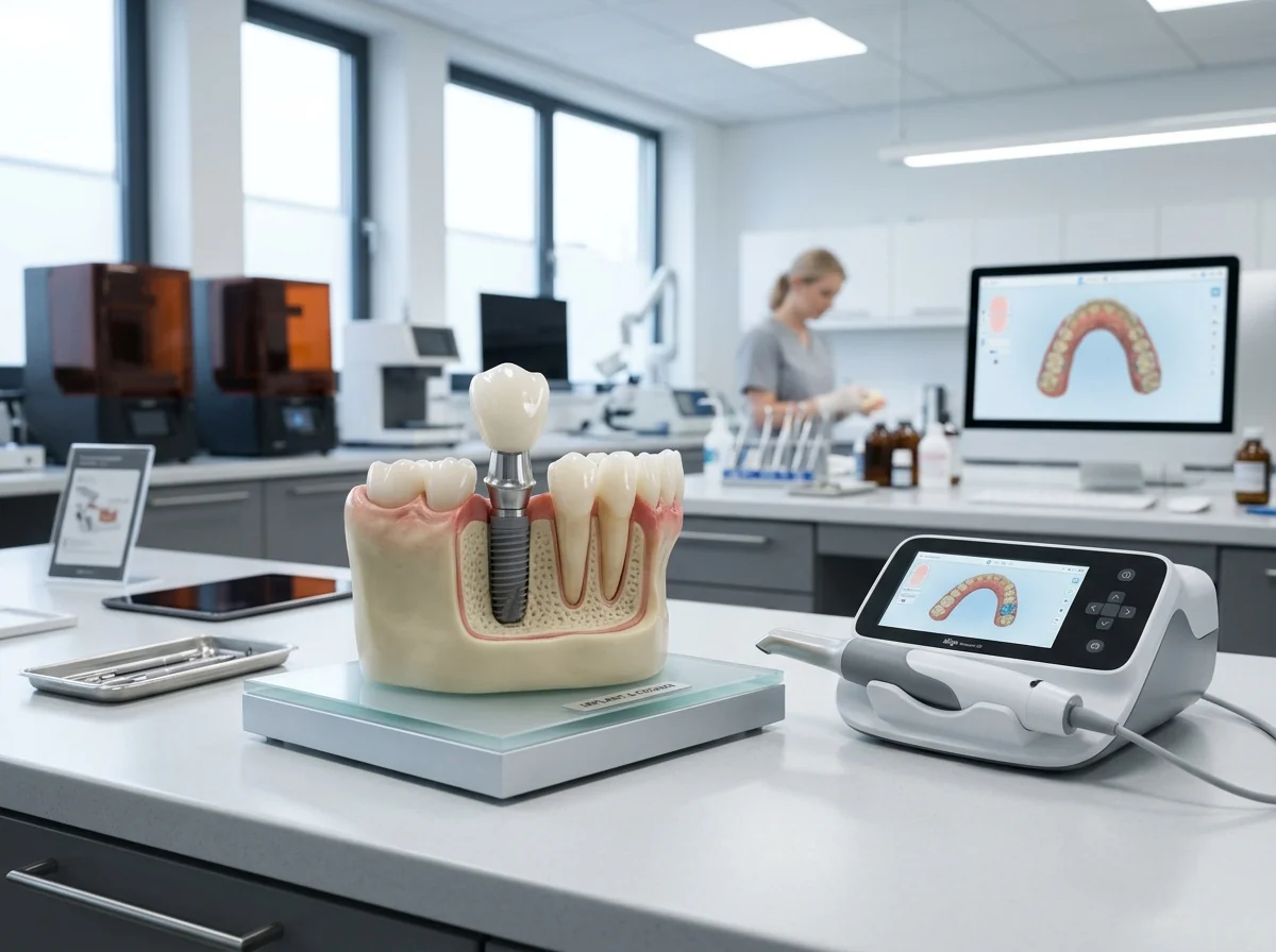 Permanent titanium dental implants in Airoli