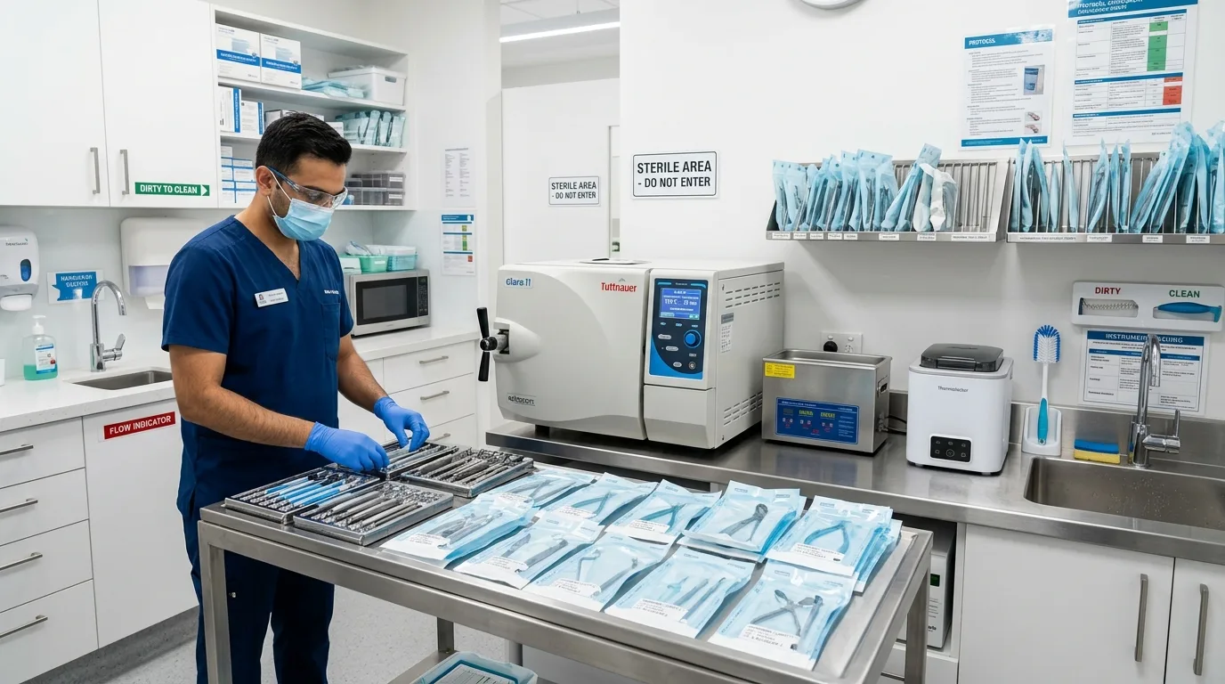 Autoclave sterilization