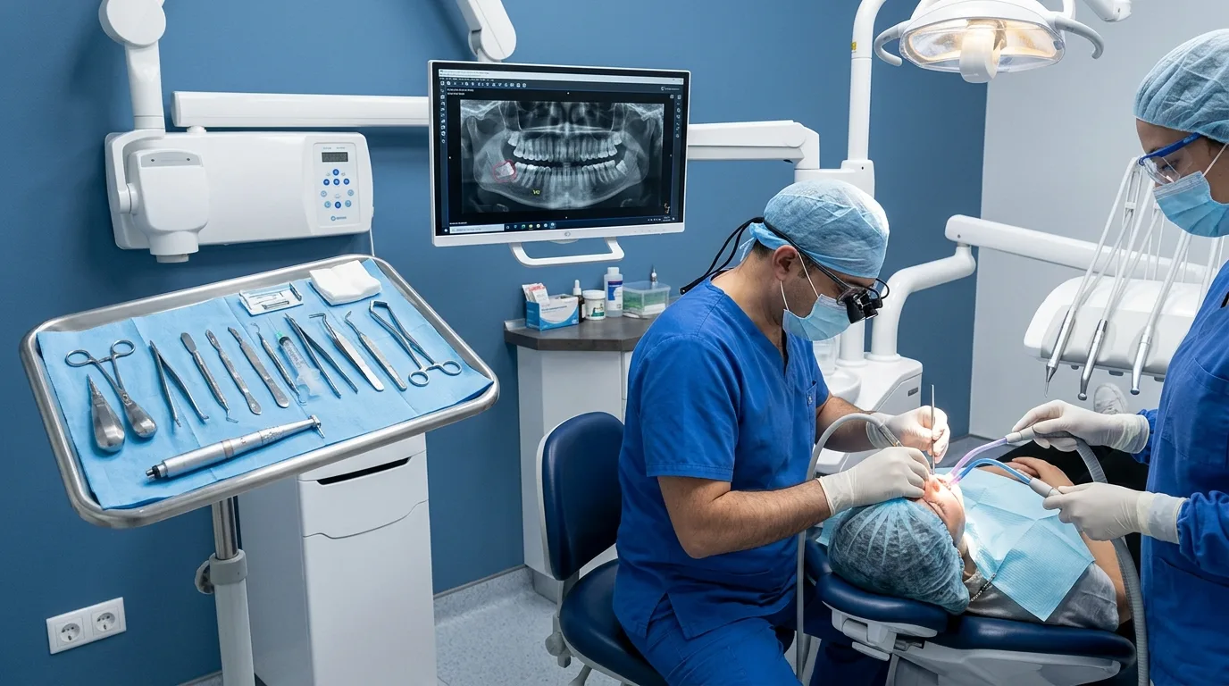 Painless wisdom tooth removal and third molar surgery in Airoli